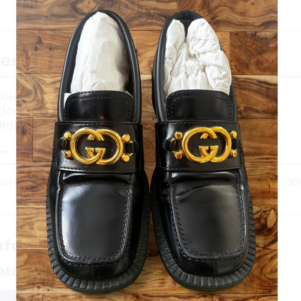 Gucci moccasin leather spice lux Napa loafers - Picture 7 of 10